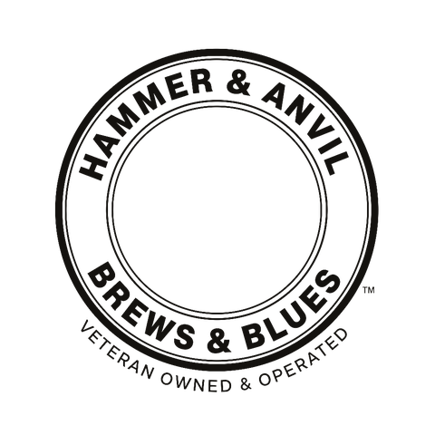 Hammer and Anvil Brews and Blues, veteran owned and operated