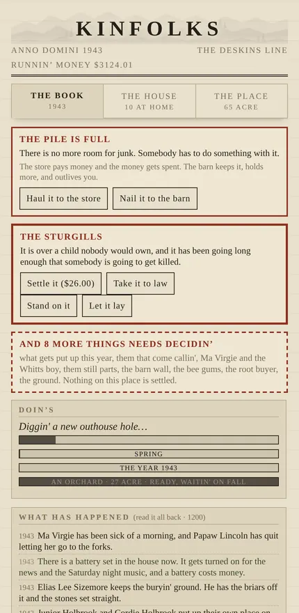 Phone layout