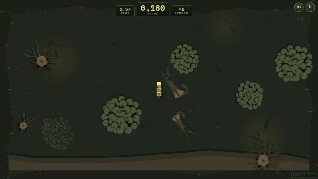 LUNKER, a frame from the game