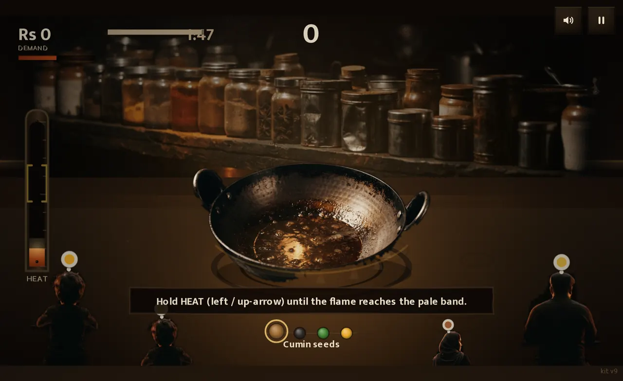 Holding the heat for cumin seeds