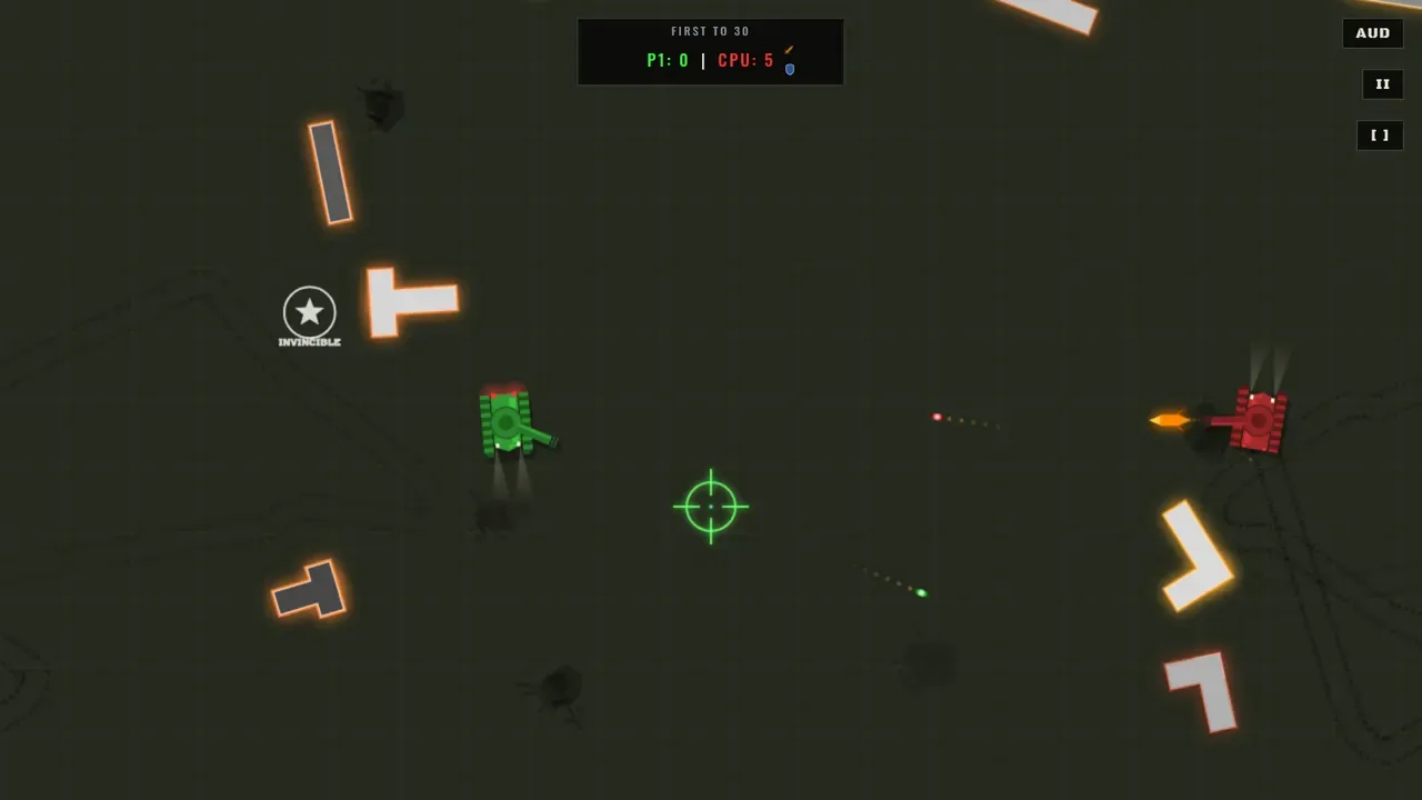 Vibe Tanks, a frame from the game